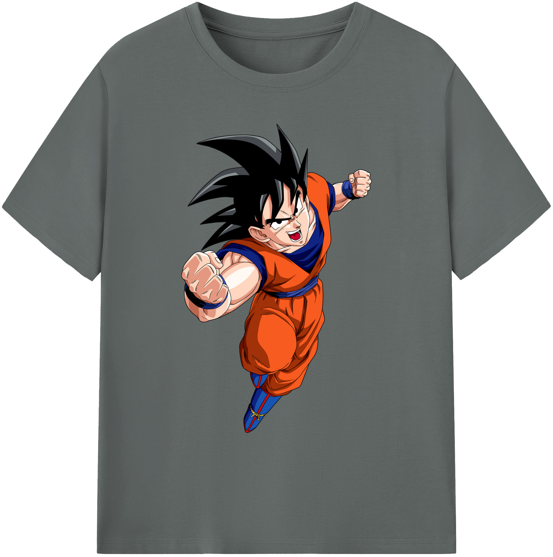 （画像用） ドラゴンボール 孫悟空（そん ごくう）Son Goku カカロット DRAGON BALL Kakarotto 綿100％ メンズ半袖Tシャツ｜肌触りやわらか＆通気性